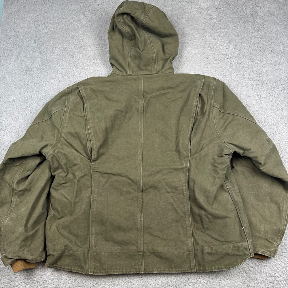 Vintage Carhartt Jacket Womens 2XL‎ Green Active Sierra Sherpa Lined WJ141 LOV - Picture 2 of 9